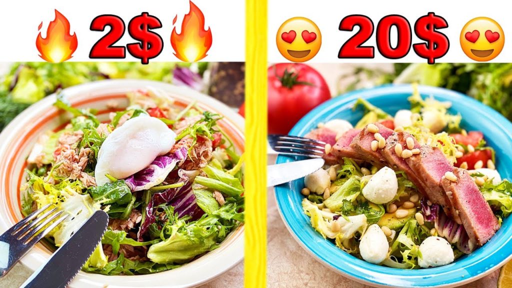 Что вкуснее? САЛАТ С ТУНЦОМ за 2$ или за 20$