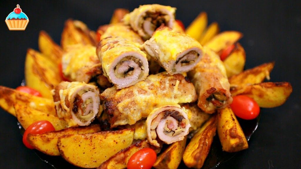 Праздничные Мясные РУЛЕТИКИ с грибами и черносливом - ну, оОчень вкусные!