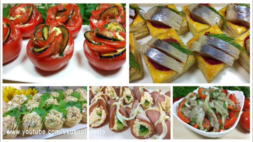 Вкуснейшие ЗАКУСКИ 👈 На Праздничный Стол ❗  / Holiday snacks