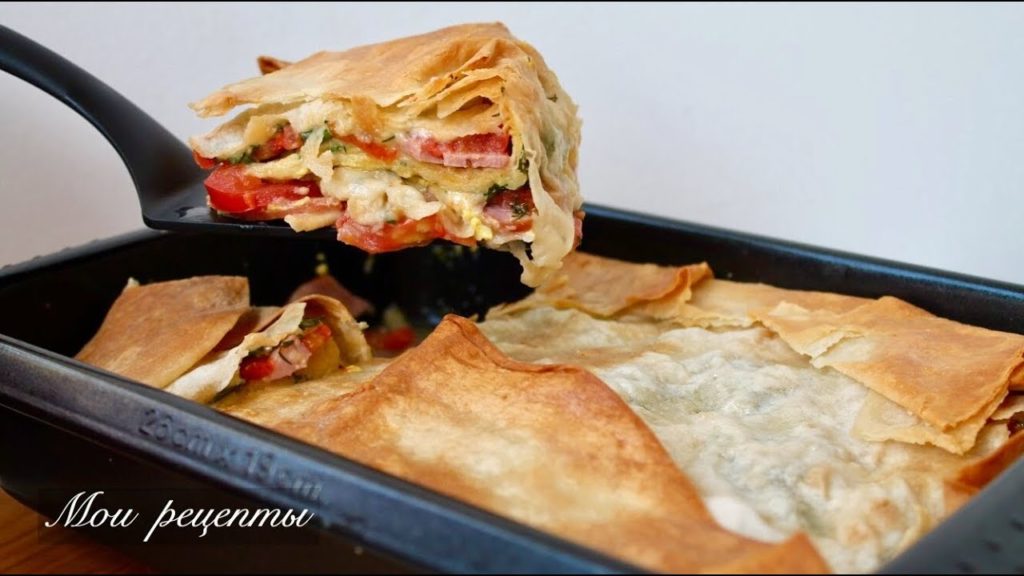 Пирог из Лаваша в Духовке! Разметут, Не Успеешь Подать на Стол!