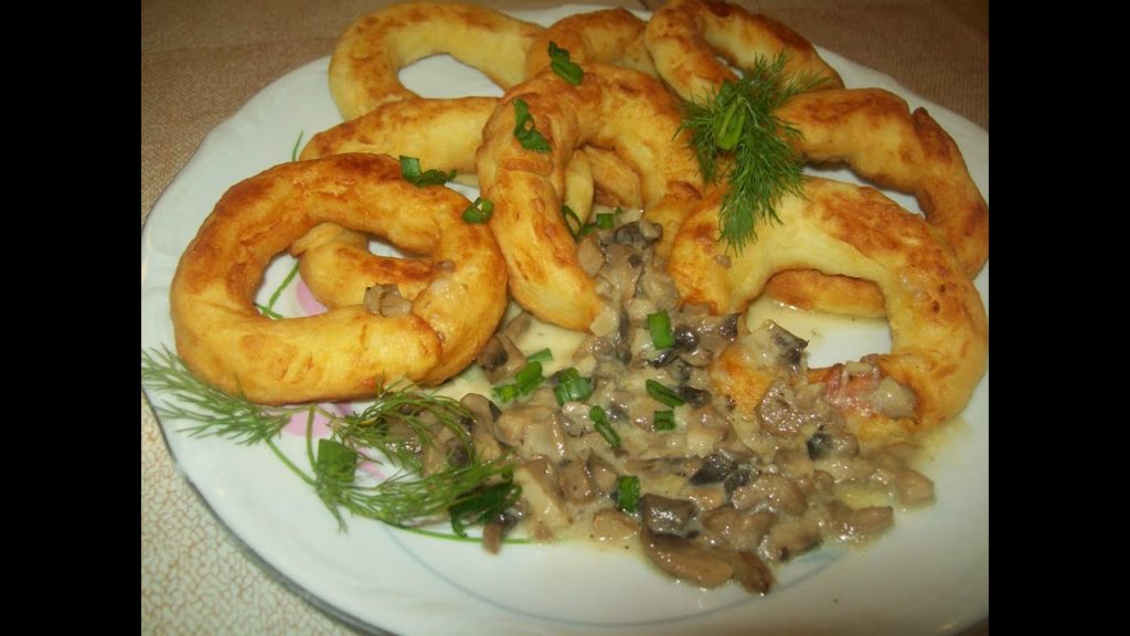 Крученики  картофельные
