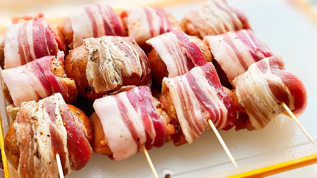 Один ингредиент изменил все! Шашлык из курицы в духовке с грибами