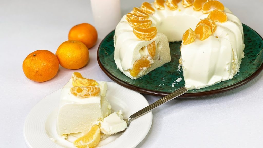 НА СКОРУЮ РУКУ и БЕЗ ДУХОВКИ 🍰 Творожный торт с мандаринами 🍊 Очень нежно и вкусно! НА СКОРУЮ РУКУ и БЕЗ ДУХОВКИ 🍰 Творожный торт с мандаринами 🍊 Очень нежно и вкусно!