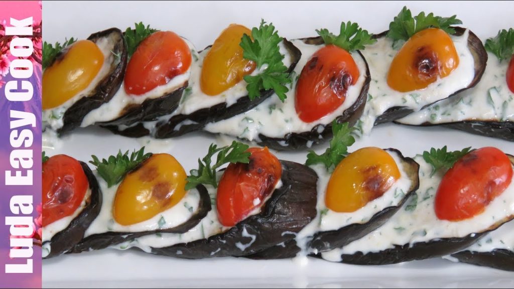 ПОТРЯСНАЯ ЗАКУСКА из БАКЛАЖАНОВ с легким пикантным соусом  | Grilled Eggplant with Sauce