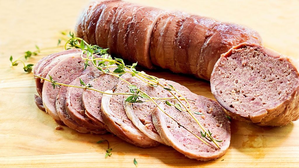 Домашняя Колбаса вкуснее магазинной без кишок и желатина