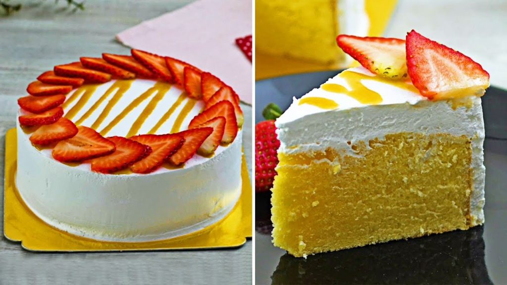 Торт "Три Молока" с воздушным взбитым кремом (Torta De Tres Leches)