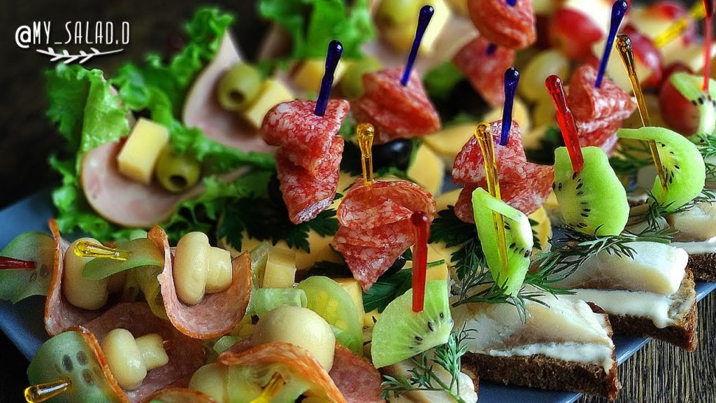 5 КАНАПЕ без заморочек на праздничный стол/My SALAD