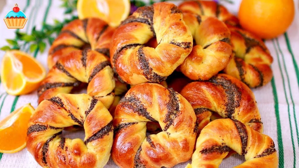 АПЕЛЬСИНОВЫЕ БУЛОЧКИ С МАКОМ - ну, оОчень вкусные!
