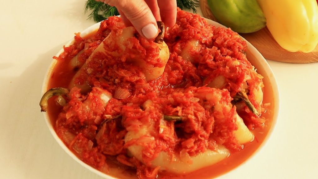Классная Закуска,просто Огонь!! Перцы в томате