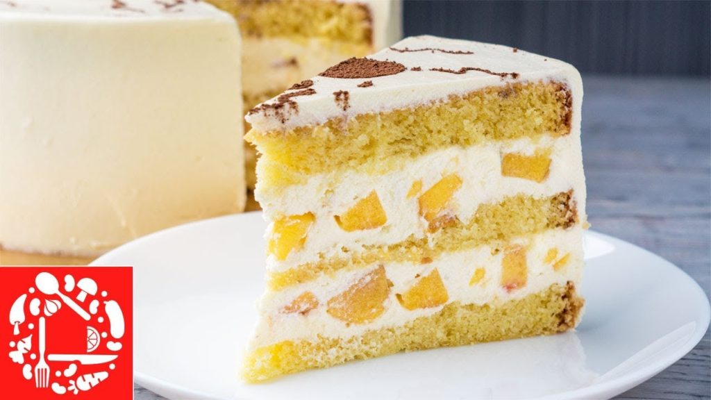 Все, кто пробовал этот торт, просят рецепт! 🍰🍰🍰 Обалденный Торт с Персиками!