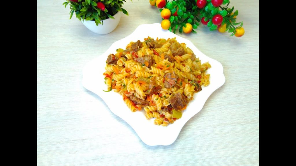 Быстрая Вкуснятина с макаронами на Ужин