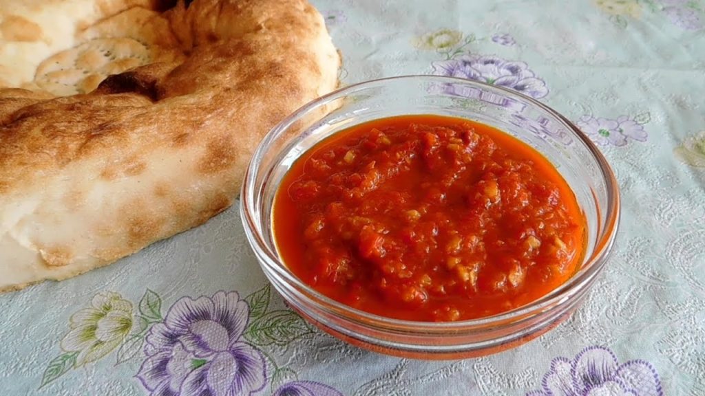 Аджика на зиму/рецепт вкусной аджики/аджика без уксуса/домашняя,острая [УЗБЕКСКАЯ КУХНЯ]