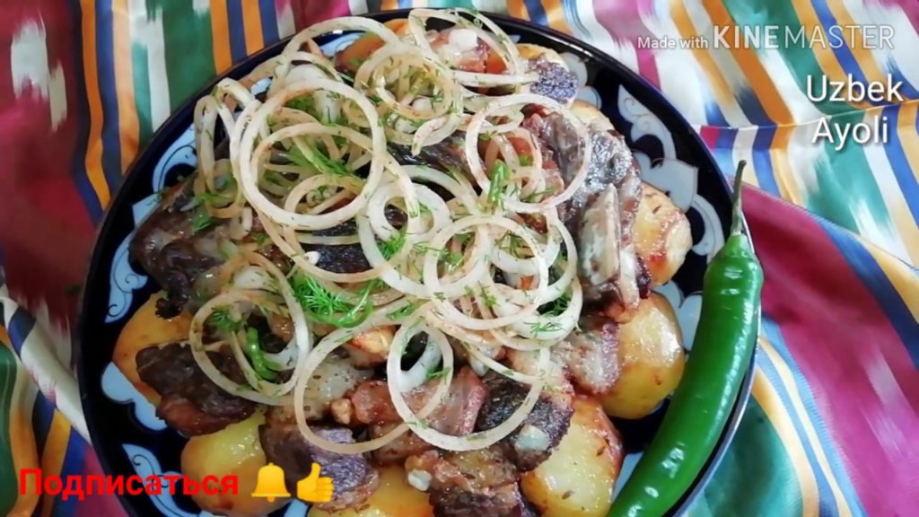 КАЗАН КЕБАБ//QOZON KABOB TAYYORLASH//UZBEK AYOLI МИЛЛИЙ ТАОМЛАР