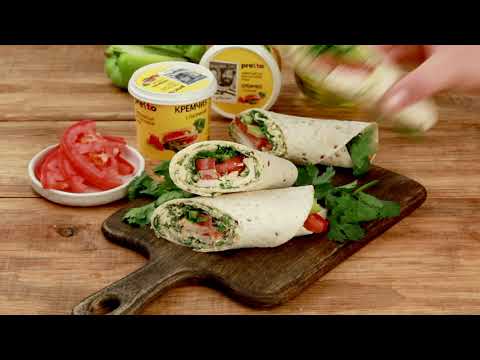 Ролл из лаваша с курицей