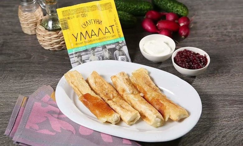 Закуска с сулугуни