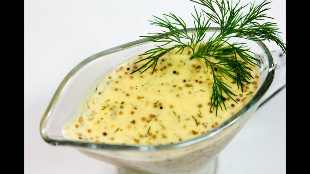 Сливочно-горчичный СОУС к РЫБЕ и МЯСУ   Как приготовить вкусный соус  Рецепт вкусного соуса