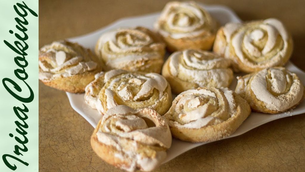 Творожное Печенье с Безе "Розочки" 🍪 Рецепт Творожного Теста ✧ Ирина Кукинг