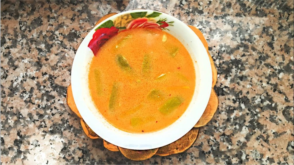 Суп с зелёной фасолью, турецкая кухня. Yoresel Karadeniz çorbası.
