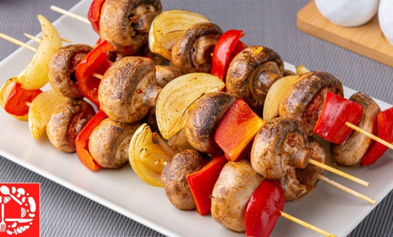 Шашлычки из шампиньонов. Простой и Вкусный рецепт в Духовке