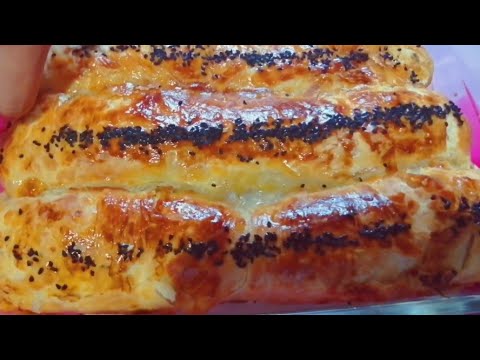 Шикарная Выпечка к Чаю! Просто и Вкусно. Съедается мгновенно.Катлама с творогом и сыром.