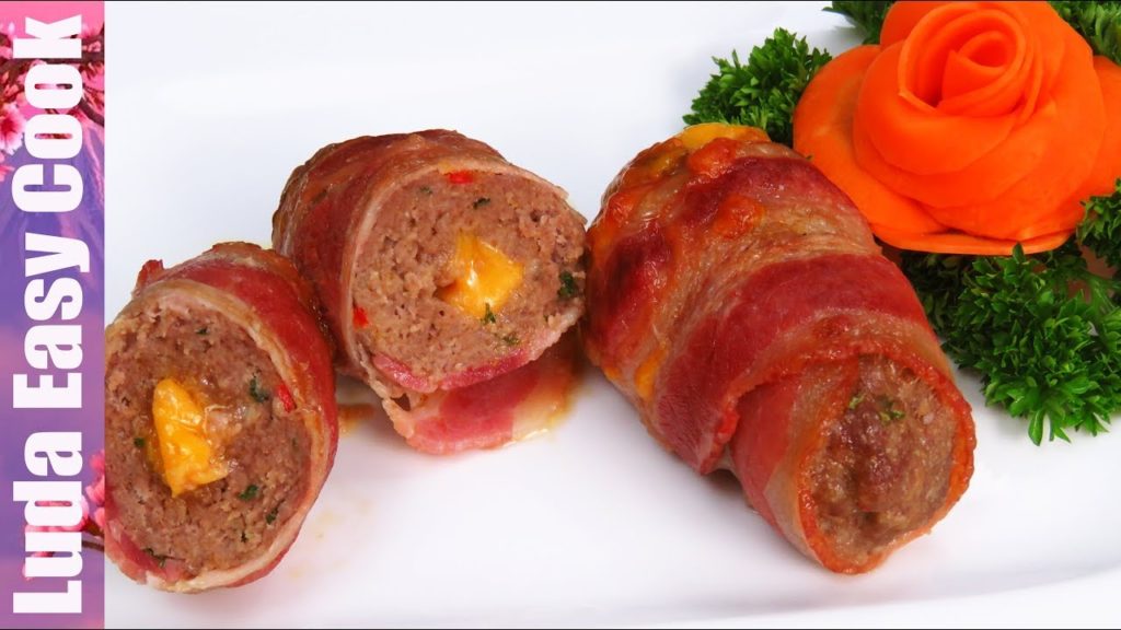 Вкуснятина из фарша КОТЛЕТЫ В БЕКОНЕ С СЫРОМ Быстро Вкусно и Сытно #ЛюдаИзиКук #ПозитивнаяКухня