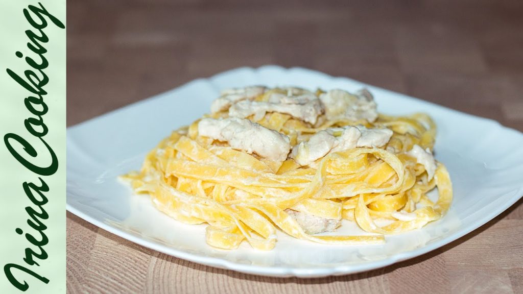 ПАСТА Фетучини с курицей ○ УЖИН за 15 минут Chicken Fettuccine Recipe ✧ Ирина Кукинг