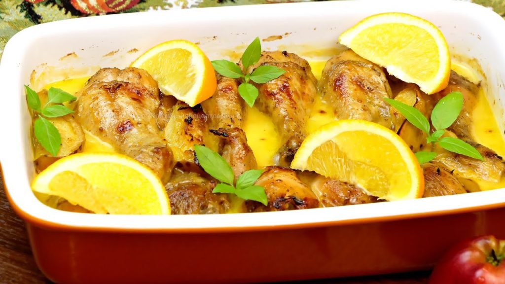 Куриные голени в сливочно-апельсиновом соусе! Горячее блюдо на праздничный стол! Куриные голени в сливочно-апельсиновом соусе! Горячее блюдо на праздничный стол!