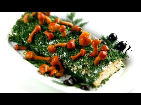 Рулет с курицей " Сказочное полено" / Быстро Просто Вкусно