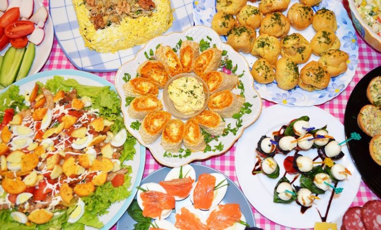 Праздничный стол. Закуски и салаты