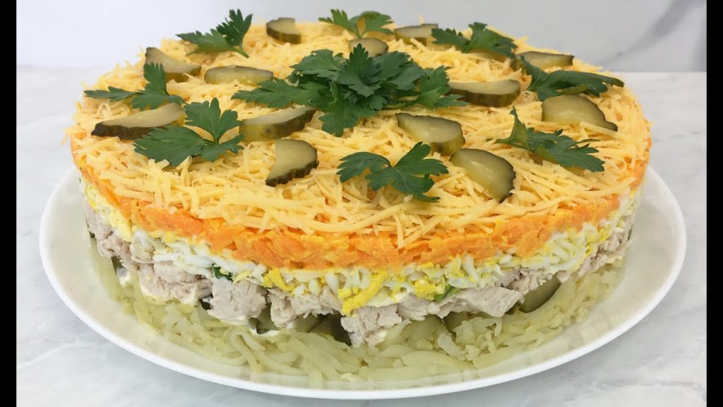 Салат "МОНАХ" Покорит Вас Своим Вкусом и Простотой Приготовления! / Праздничный Салат / "Monk" Salad