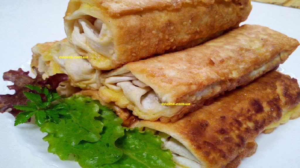 Рулет из Лаваша с Курицей и Грибами / Вкусно и Просто