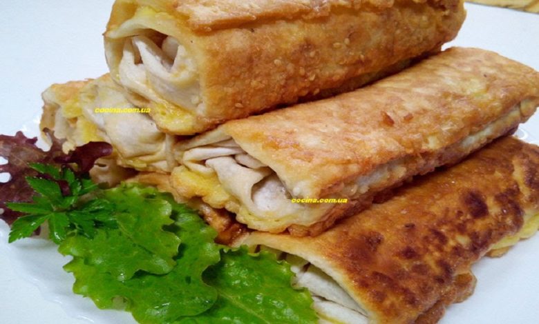 Рулет из Лаваша с Курицей и Грибами / Вкусно и Просто