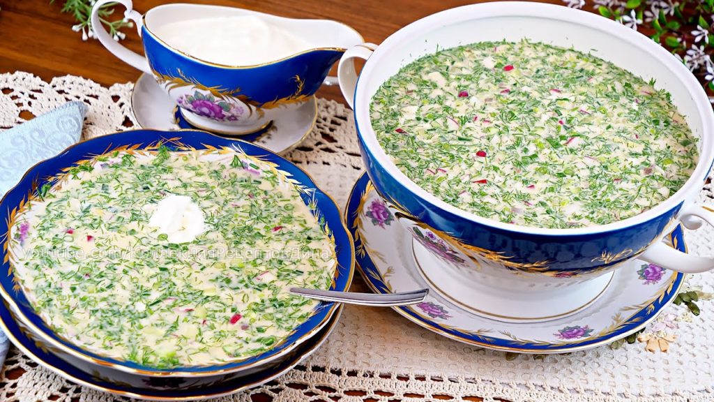 Идеально для жаркого лета! Традиционное блюдо русской кухни - Классическая мясная окрошка на квасе! Идеально для жаркого лета! Традиционное блюдо русской кухни - Классическая мясная окрошка на квасе!