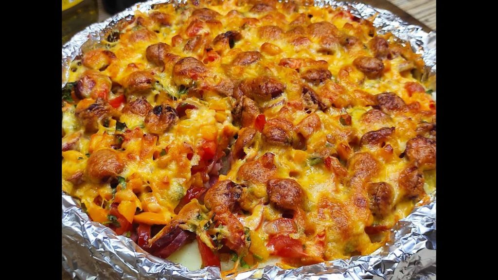 Картофельная запеканка  с копчёностями ! Самый быстрый способ!