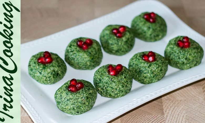ПХАЛИ ИЗ ШПИНАТА по-грузински ○ Грузинская Кухня ○ Georgian Phali - Spinach & Young Cabbage ПХАЛИ ИЗ ШПИНАТА по-грузински ○ Грузинская Кухня ○ Georgian Phali - Spinach & Young Cabbage