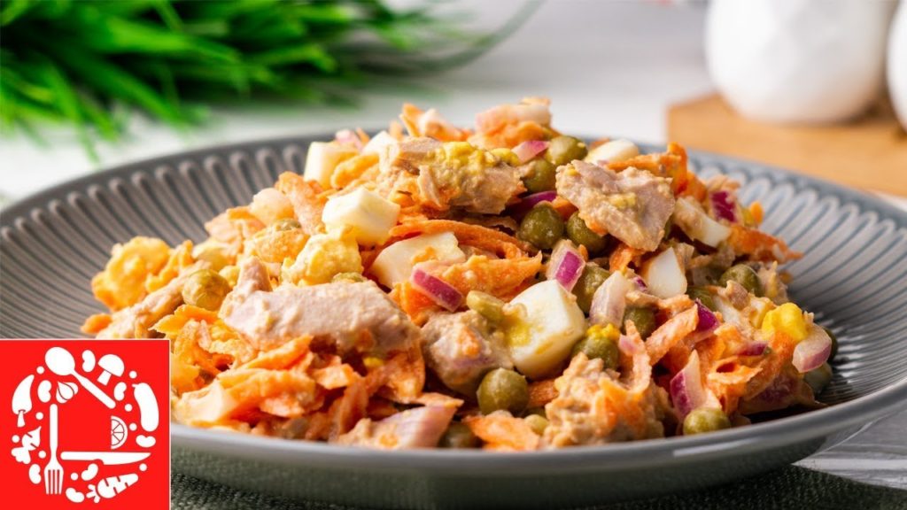НОВЫЙ САЛАТ с Тунцом и Морковью за 5 минут! Вкусно и Свежо