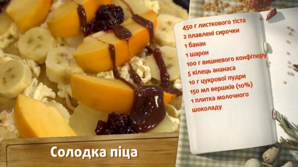 Сладкая пицца - Быстрые рецепты! - Готовим вместе