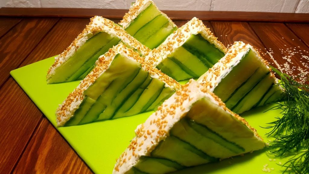 🌶Никто не догадается что это бутерброд!Вкусная закуска на праздничный стол! Оригинальная подача!