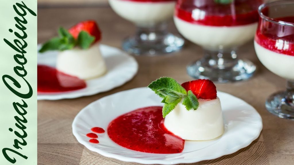Ванильная ПАННА КОТТА с клубникой 🍓 Vanilla Panna Cotta with Strawberries ✧ Ирина Кукинг Ванильная ПАННА КОТТА с клубникой 🍓 Vanilla Panna Cotta with Strawberries ✧ Ирина Кукинг