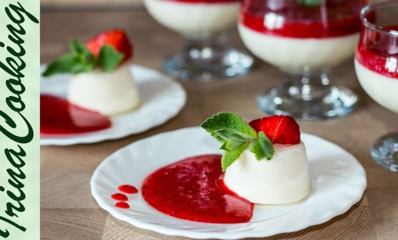 Ванильная ПАННА КОТТА с клубникой 🍓 Vanilla Panna Cotta with Strawberries ✧ Ирина Кукинг Ванильная ПАННА КОТТА с клубникой 🍓 Vanilla Panna Cotta with Strawberries ✧ Ирина Кукинг
