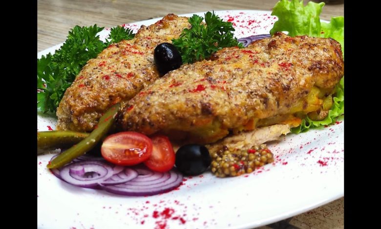 Курочка под ореховым соусом .С начинкой!