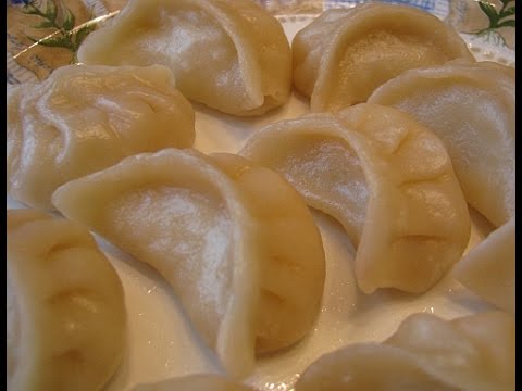 Вареники с сырой картошкой (постные)