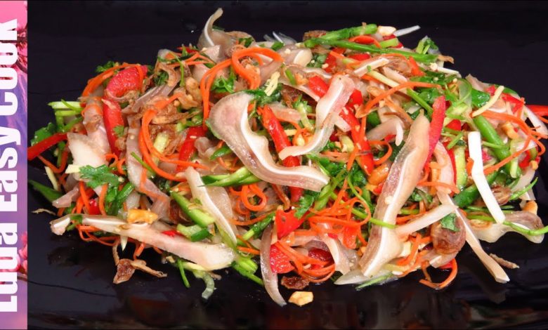 ВКУСНЫЙ САЛАТ АЗИАТСКОЙ КУХНИ. Обязательно попробуйте этот рецепт! | CHINESE PORK EAR SALAD RECIPE