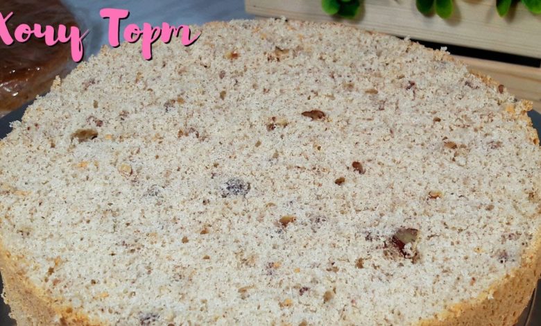 ОРЕХОВЫЙ БИСКВИТ - БЕЗУМНО ВКУСНЫЙ ► Подробный рецепт. Бисквит с корицей