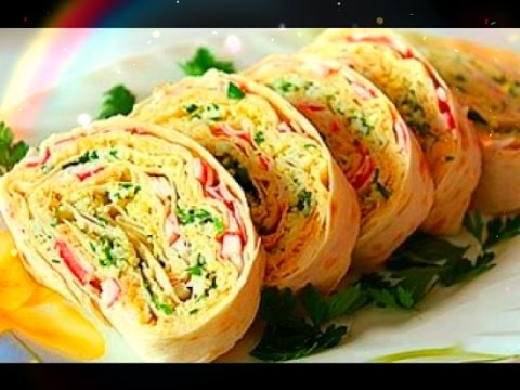 Вкусный рулет из лаваша