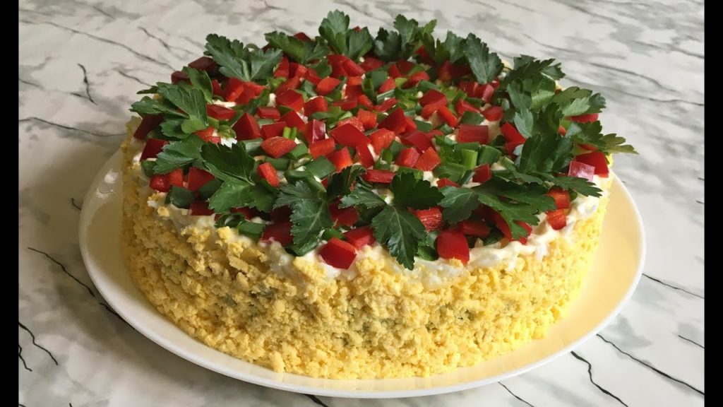 ТОРТ-САЛАТ НА ПРАЗДНИК!!! / Праздничный Салат с Курицей / Chicken Salad ТОРТ-САЛАТ НА ПРАЗДНИК!!! / Праздничный Салат с Курицей / Chicken Salad