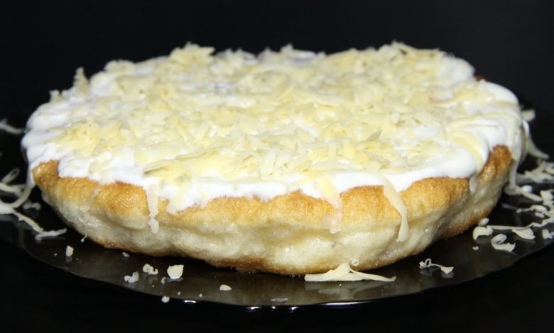 Венгерский фастфуд (Лангош). Простой рецепт