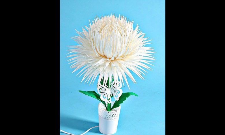 DIY Бесплатный МК прикроватный светильник Пушистик. Floor lamp with his hands
