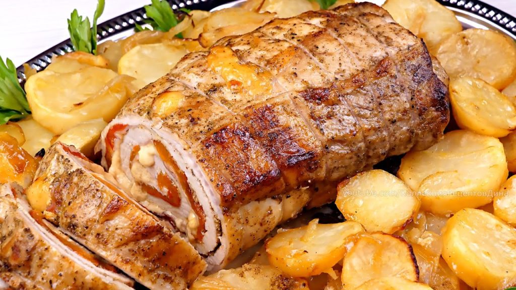 ⭐Мясной рулет на праздничный стол! Горячее блюдо для большой компании!