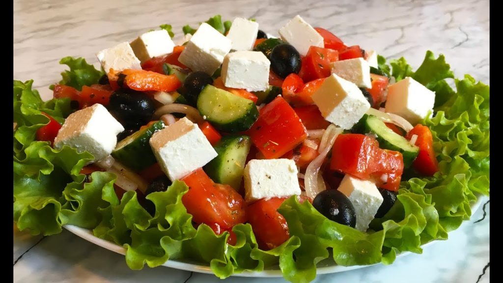 Салат Греческий / Греческий Салат (Очень Вкусно и Полезно) / Greek Salad / Простой Рецепт
